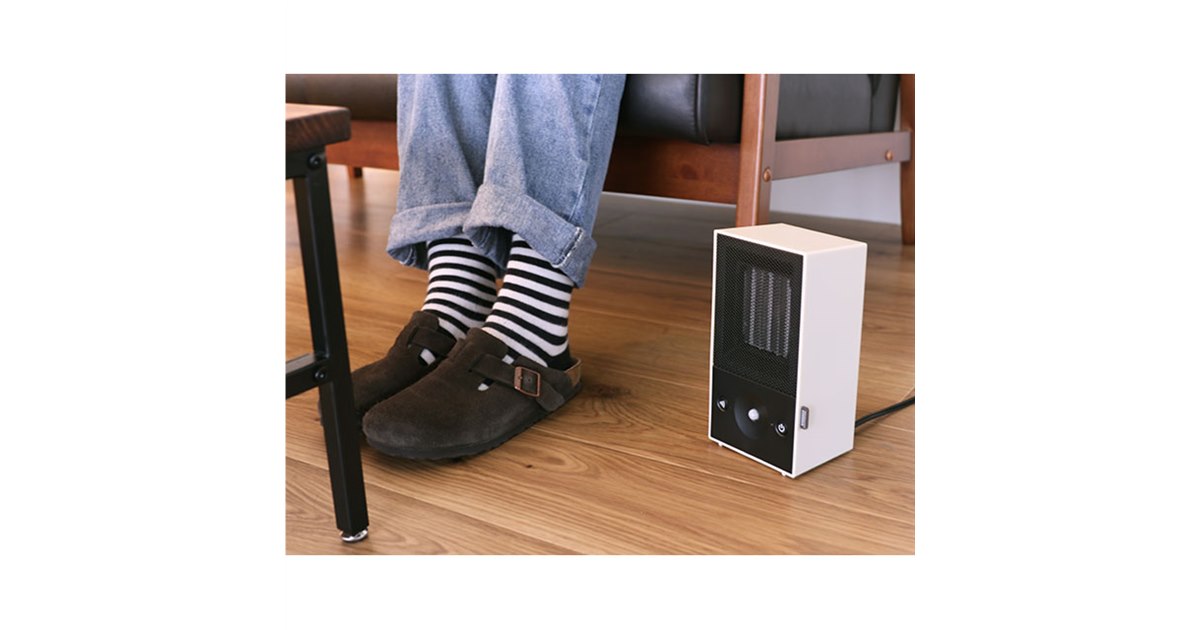 阪和、人感センサー付きの小型セラミックファンヒーター - 価格.com