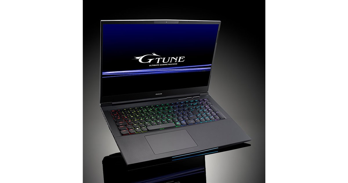 G-Tune、Core i7-9750HとGeForce RTX 2070を搭載した17.3型ゲーミング
