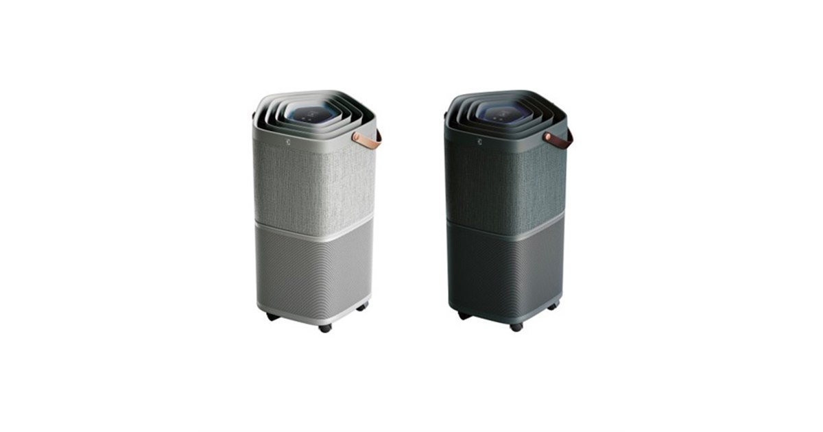 エレクトロラックス、五角形フォルムを採用した北欧デザインの空気清浄