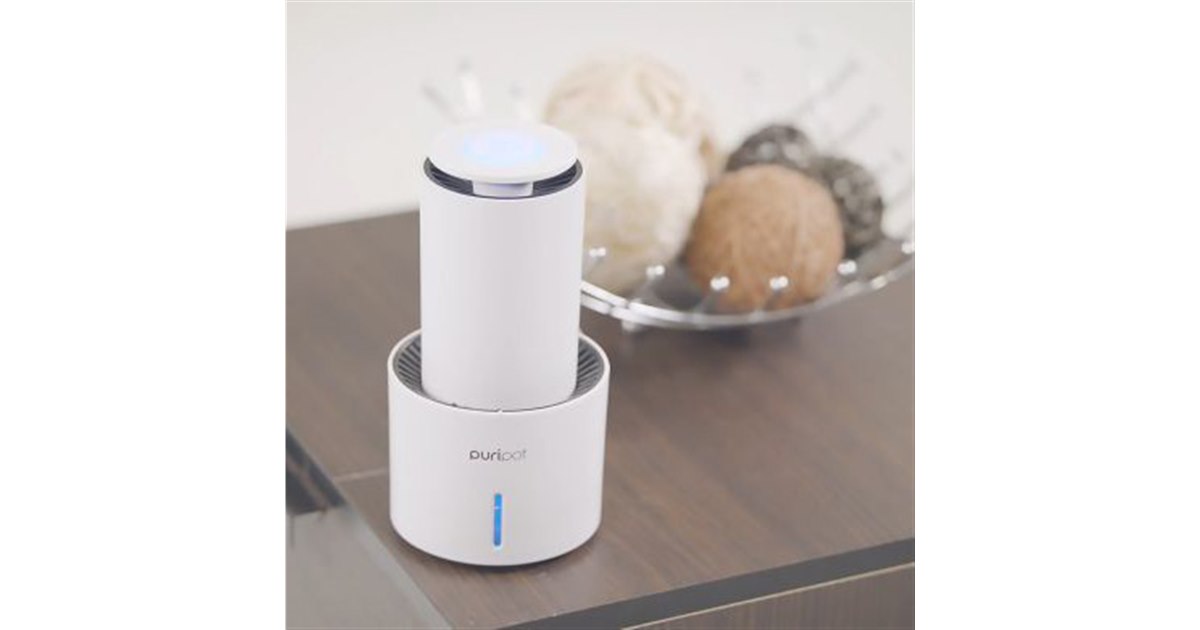 フィルター不要の“じぶん専用空気清浄機”、ブルーライトで除菌・脱臭を