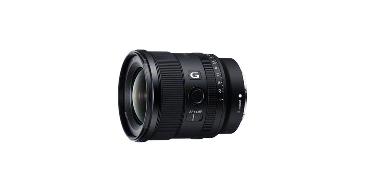 ソニー、フルサイズ対応の大口径超広角レンズ「FE 20mm F1.8 G