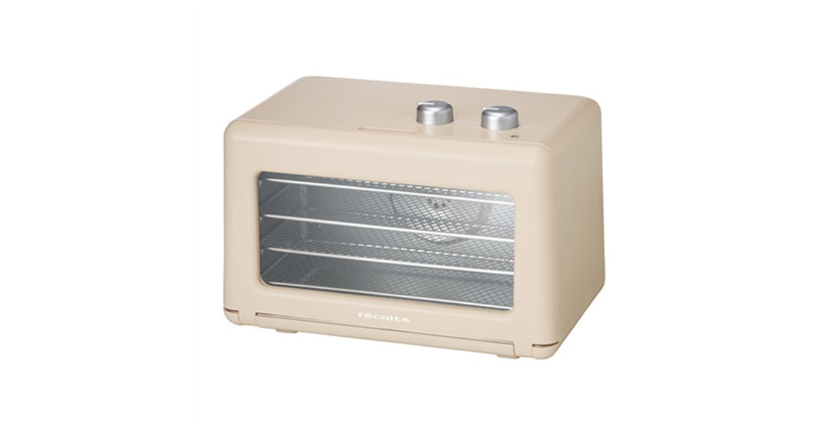 レコルト、美容料理家監修のレシピブック付き「フードドライヤー RFD-1