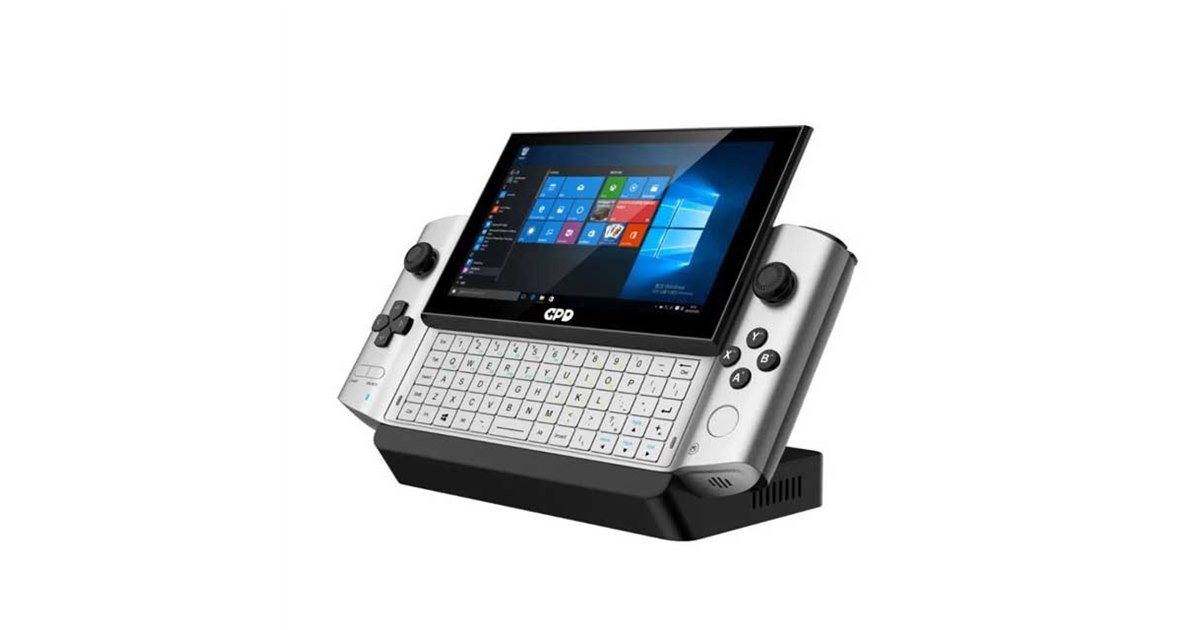 スライド式カバーのWin 10ポータブルゲーミングPC「GPD WIN 3」が海外