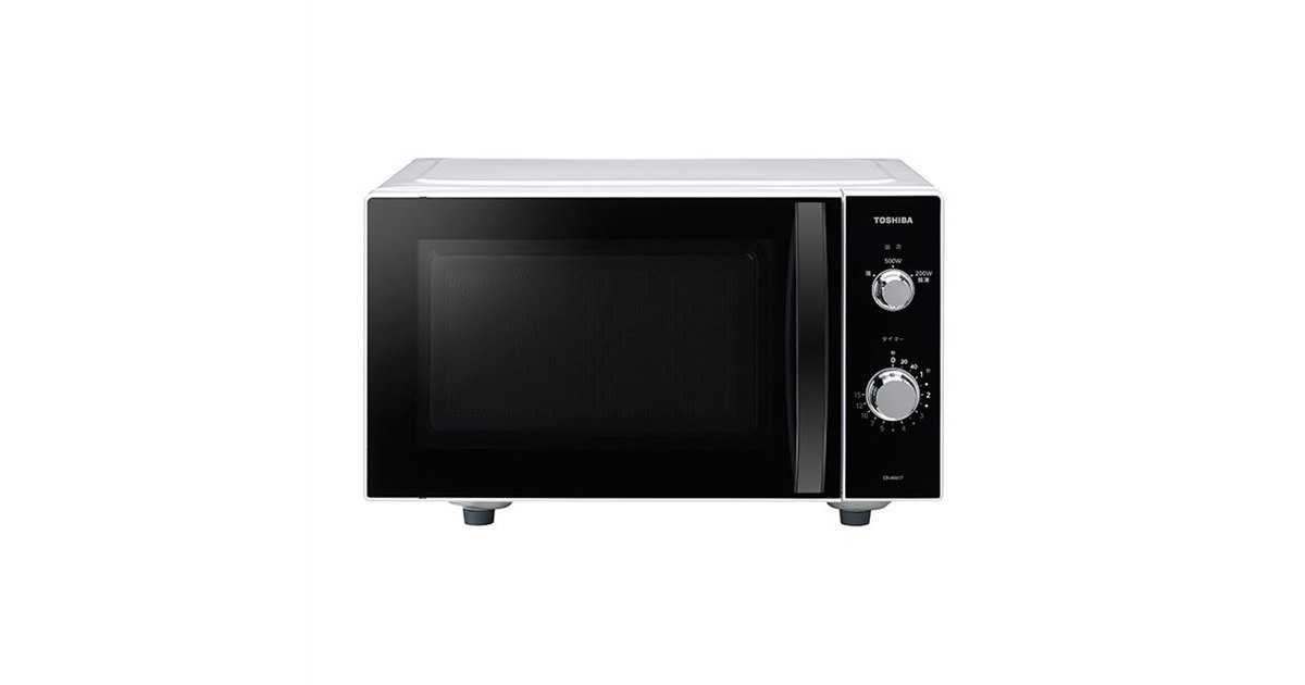 東芝、ダイヤル式やフラット庫内を採用した電子レンジ「ER-WM17