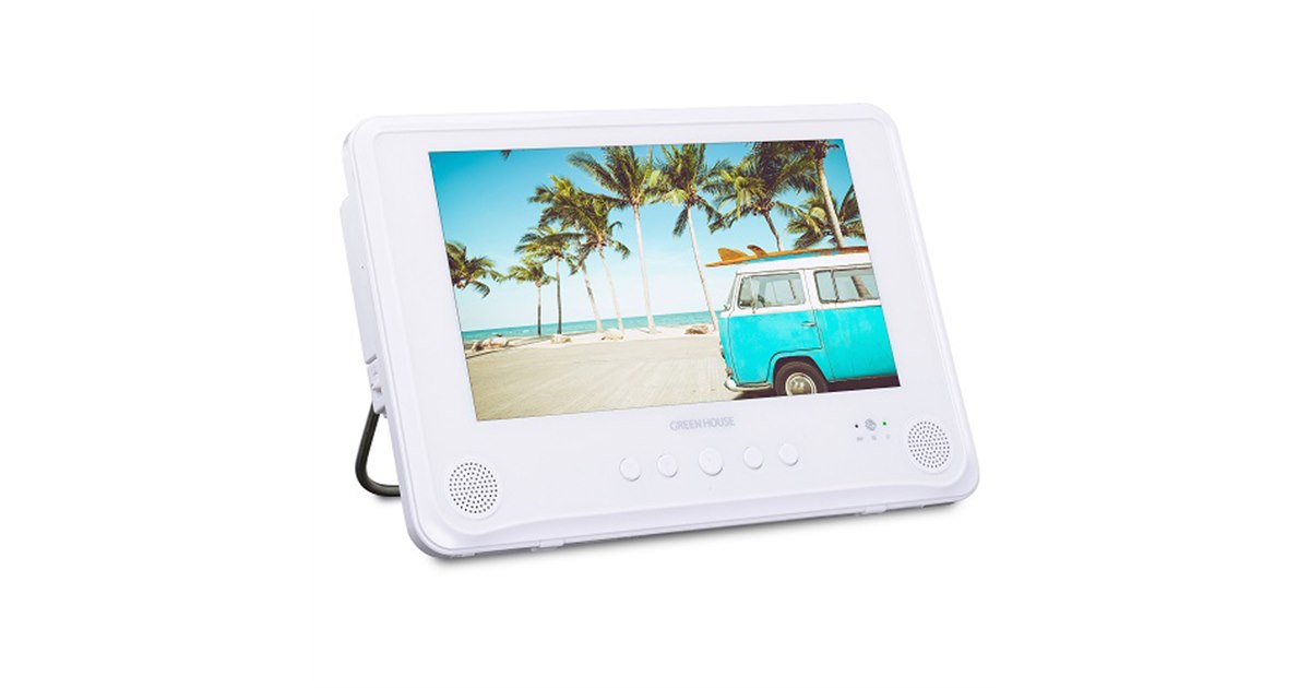 9,999円、お風呂でも使える「防水ポータブルDVDプレーヤー」がゲオ限定