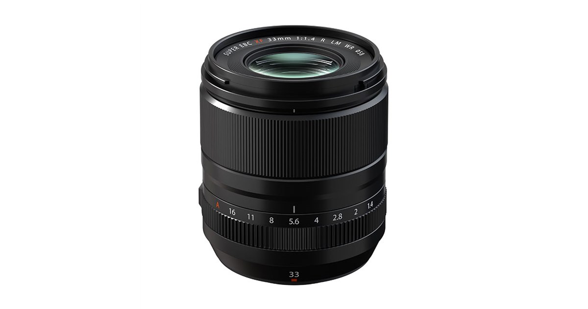 富士フイルム、大口径標準単焦点レンズ「XF33mmF1.4 R LM WR」を本日9