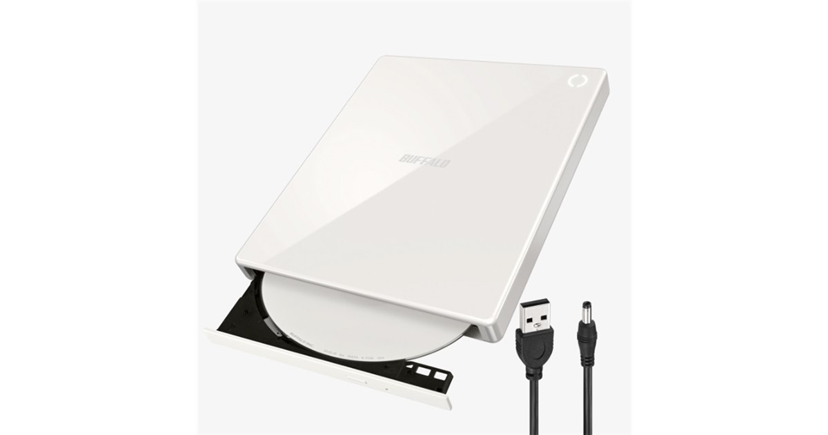 バッファロー、スマホ用CDレコーダー「ラクレコ」にDVD再生対応モデル