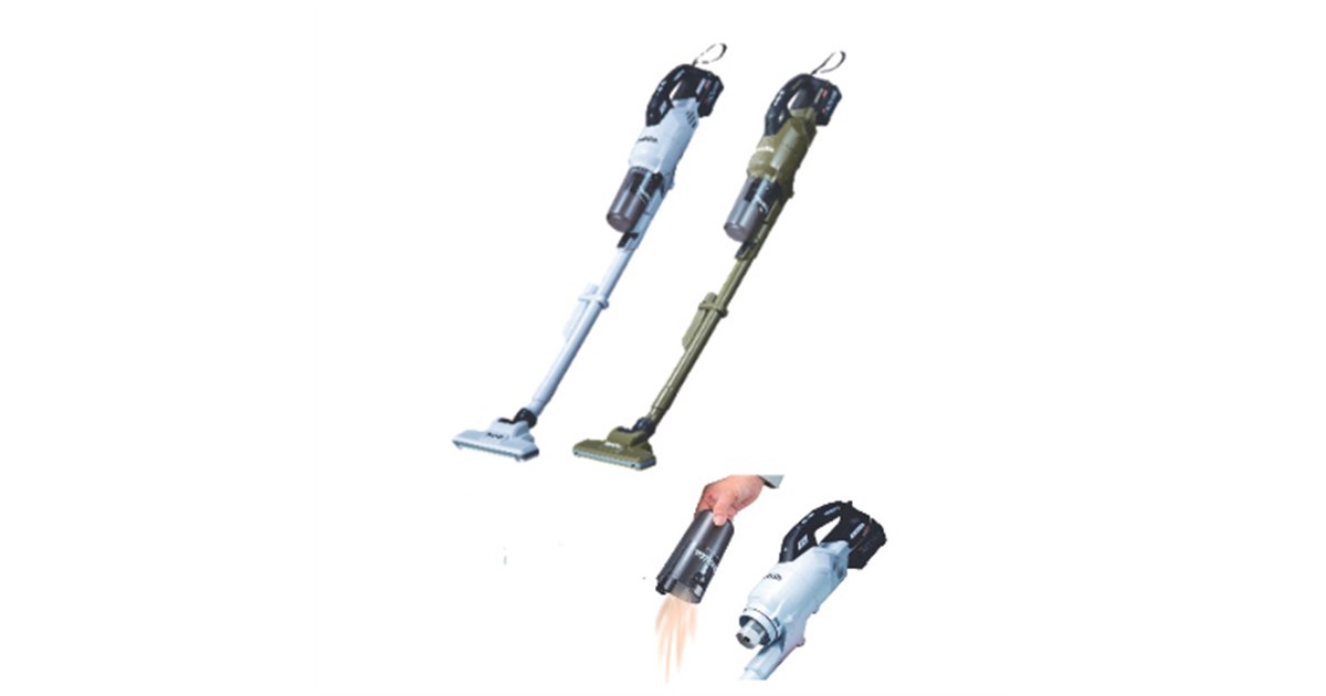 マキタ、40Vmaxシリーズの充電式クリーナーにサイクロン一体式「CL003G