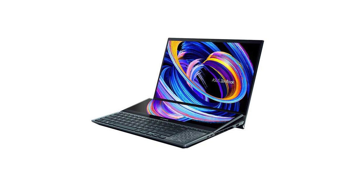 ASUS、第12世代Coreを採用した2画面ノートPC「Zenbook Pro Duo 15 OLED