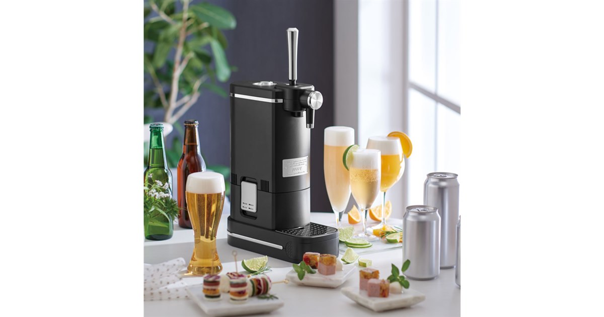 ラドンナ、ビアカクテルも作れる「ブレンド」機能付き卓上ビアサーバー