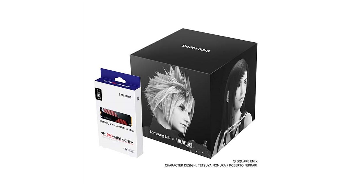 サムスン、「FF VII REBIRTH」とコラボした2TBのM.2 SSDを数量限定発売