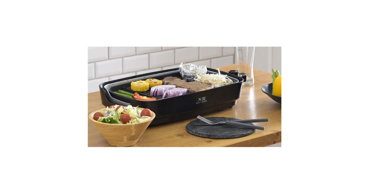 山善、3種のプレートが付属する「減煙焼き肉グリル XGRILL TRIPLE