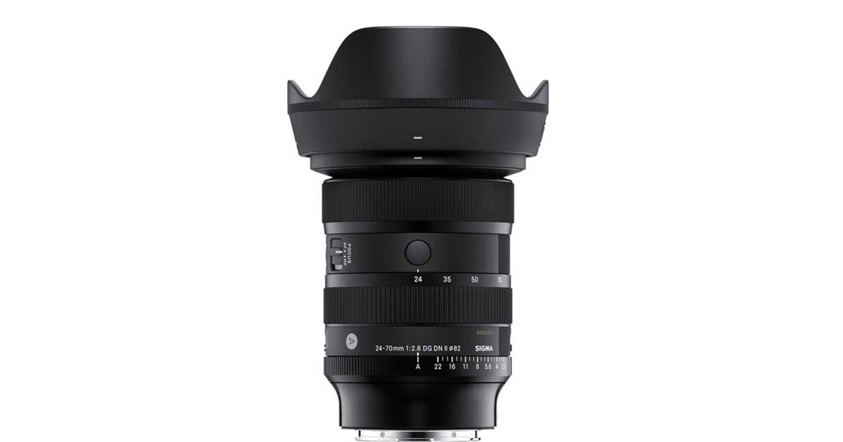シグマ、フラッグシップレンズ「24-70mm F2.8 DG DN II」を本日5月30日
