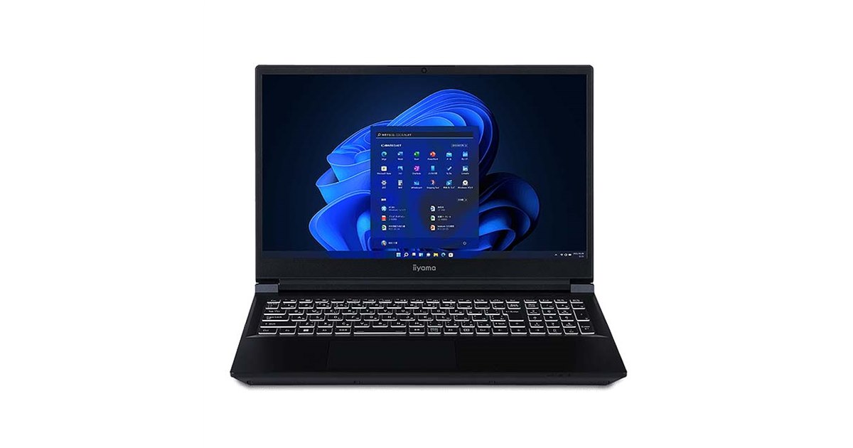 iiyama、「Core i7 14650HX」や「GeForce RTX 4050」を搭載した15.6型