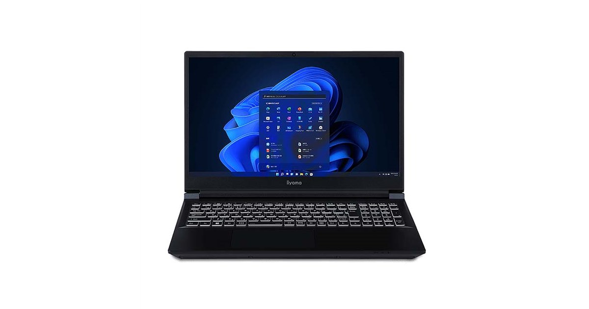 iiyama、「Core i7 14650HX」や「GeForce RTX 4060」を搭載した15.6型