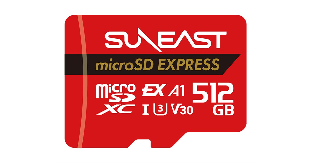 SUNEAST、Nintendo Switch 2動作確認済みmicroSD Expressカード128GB