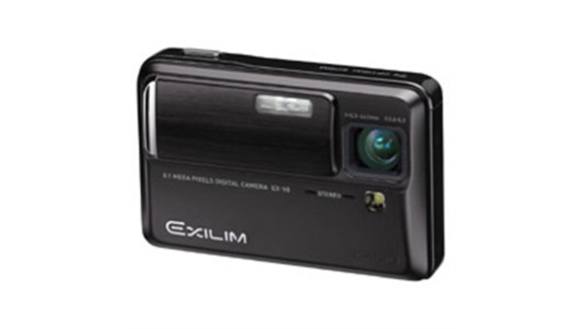 カシオ、薄型デジカメ「EX-V8」ブラックモデル - 価格.com