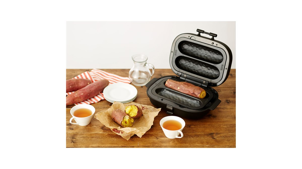 ドウシシャ、焼き芋を“簡単に美しく”焼ける「焼き芋メーカー Bake Free