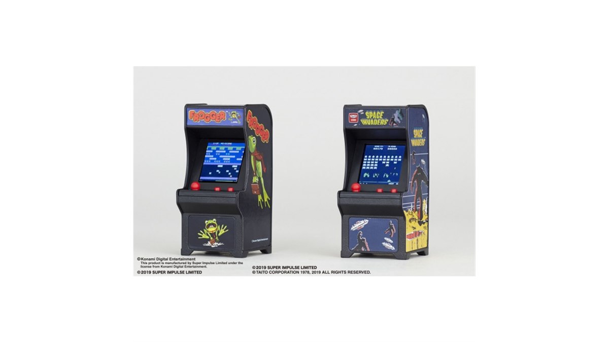 超ミニ筐体ゲーム機「TINY ARCADE」に第2弾、スペースインベーダーなど