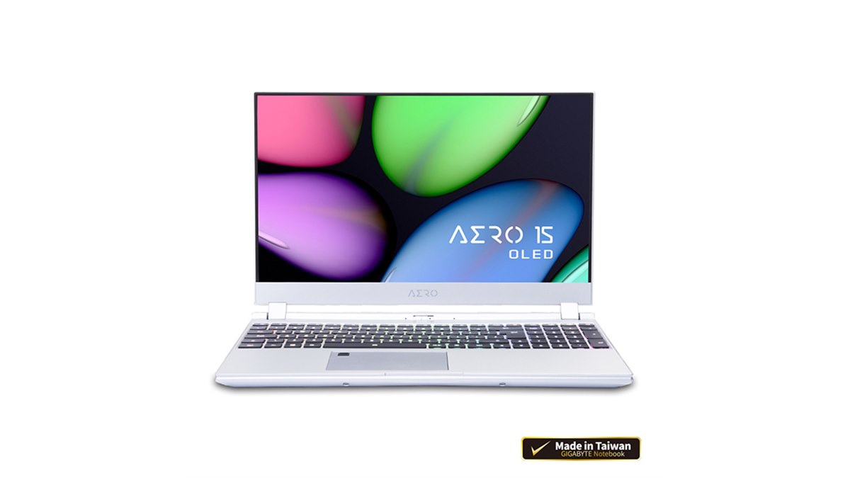 GIGABYTE、有機ELを搭載したノートPC「AERO 15 OLED」のシルバーモデル