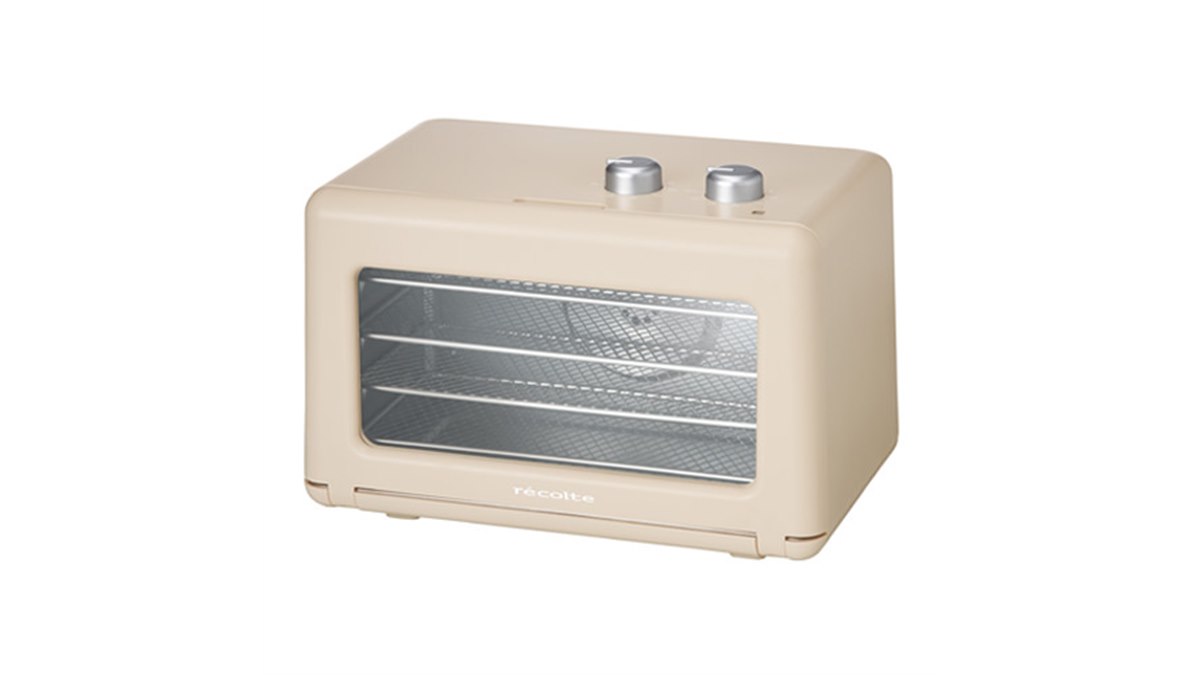 レコルト、美容料理家監修のレシピブック付き「フードドライヤー RFD-1