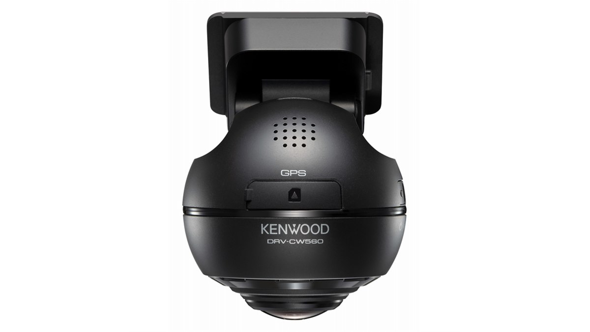 ケンウッド、約466万画素の360度撮影対応ドライブレコーダー「DRV