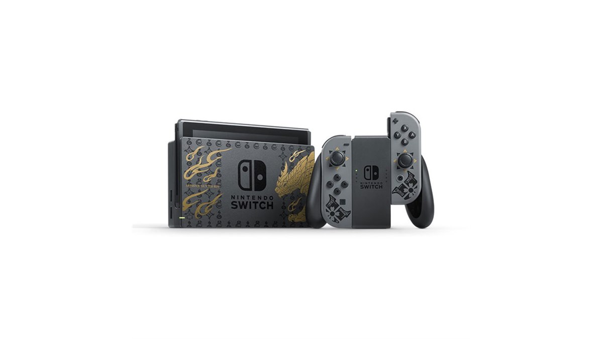 任天堂、モンスターハンターライズ特別仕様の「Nintendo Switch」を3