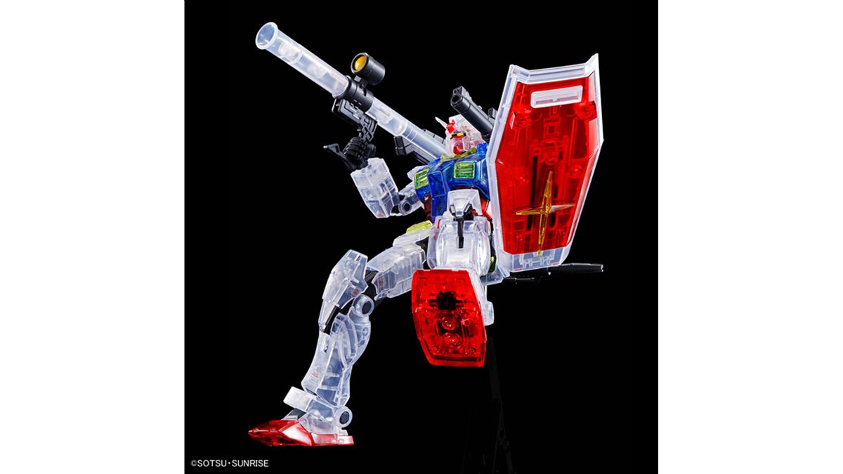THE ORIGIN版「RX-78-02 ガンダム」がクリアカラーの限定ガンプラで