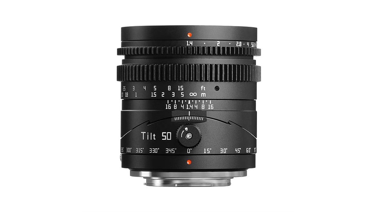 TTArtisan、ティルトレンズ「Tilt 50mm f/1.4」にX/RF/Zマウント用を