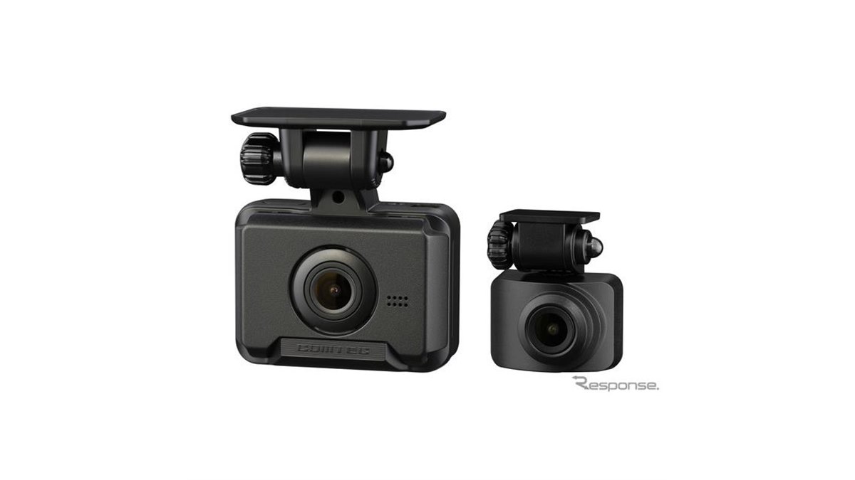 業界最小クラスの2カメラドラレコ、コムテックが発売へ…あおり運転対策