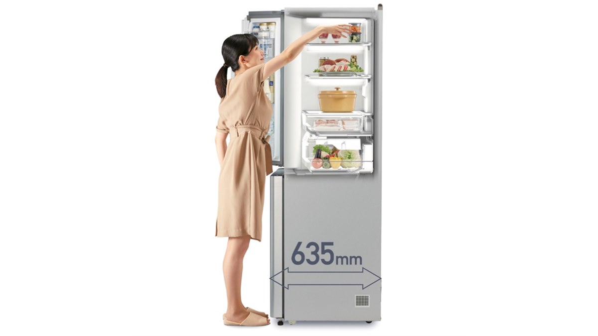 特価アクア冷凍冷蔵庫126L横縞模様低温フリーケース省エネ自動霜取り