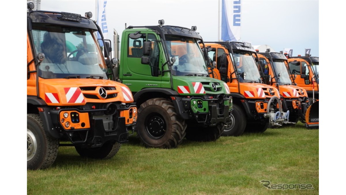 メルセデスベンツの特殊車両『ウニモグ』さらに万能に、新操作システム