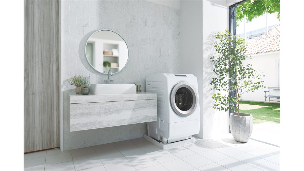 83運搬取付無料！純正SHARPホワイト・コンパクトな電気洗濯乾燥機！完