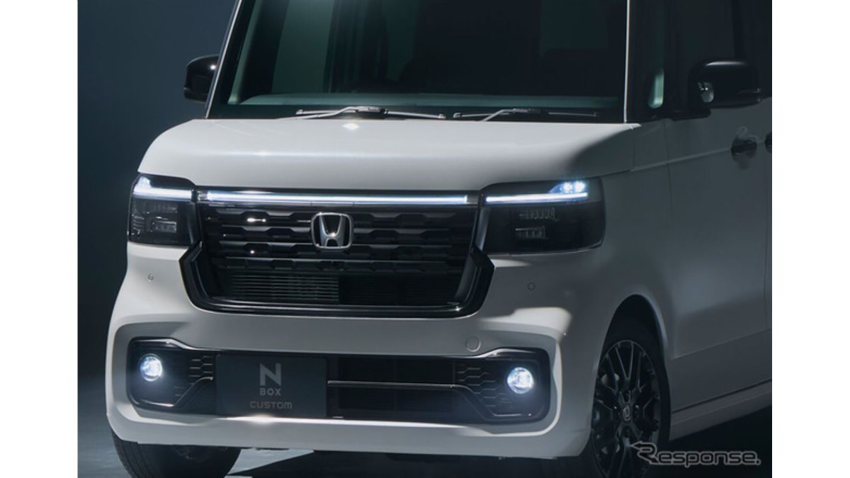 黒は引き締まって見える」ホンダ『N-BOXカスタム』の特別仕様車に、SNS