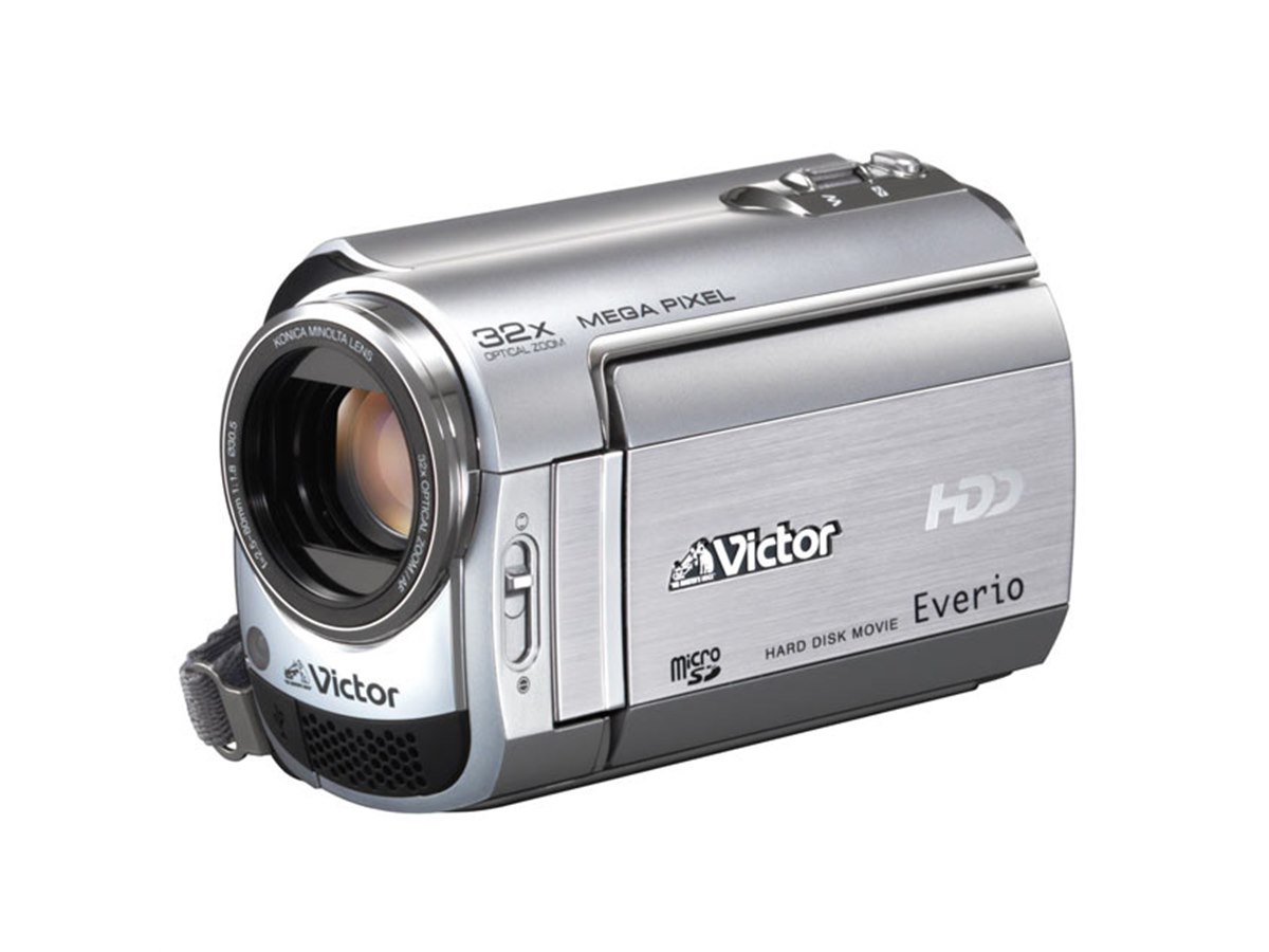 超美品 Victor Everio HDD ビデオカメラ 40倍ズーム ビデオカメラ
