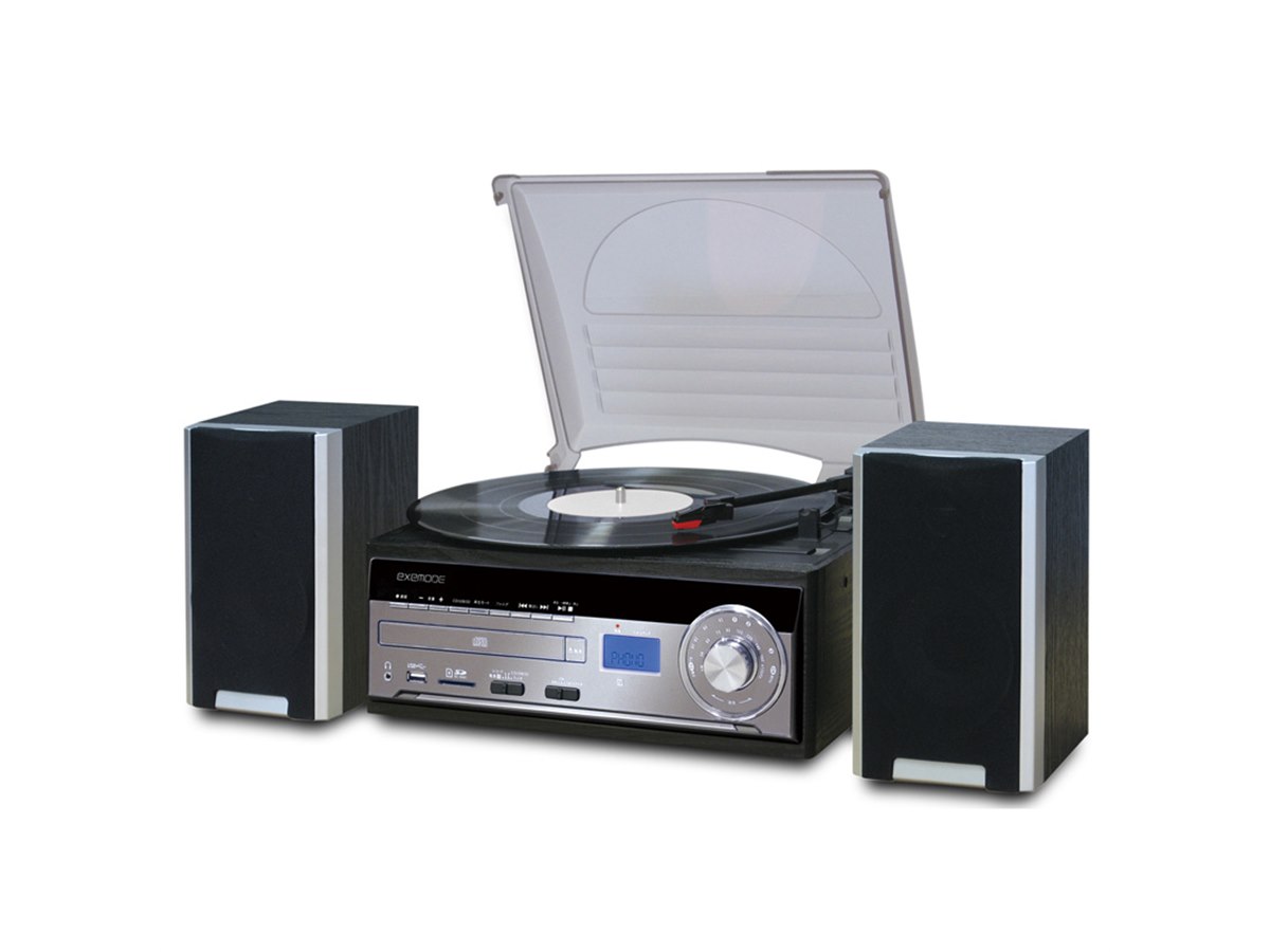 エグゼモード、レコード搭載ミニコンポ「ER-260」 - 価格.com