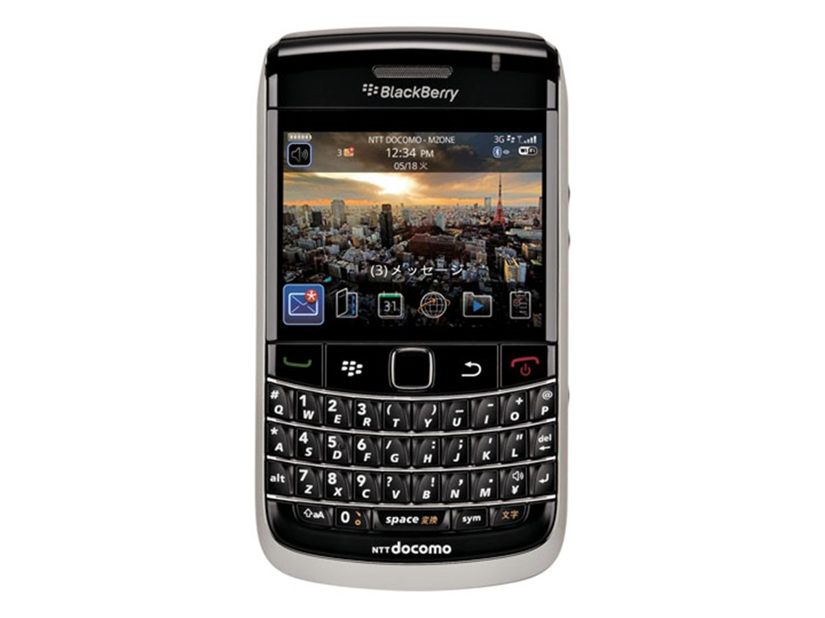 ドコモ、「BlackBerry Bold 9700」を7/30に発売 - 価格.com