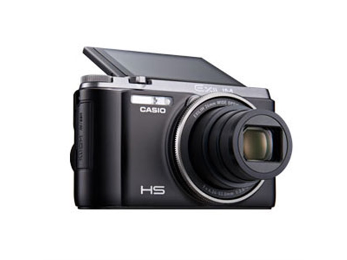 カシオ、5軸手ブレ補正を採用したチルト液晶搭載デジカメ「EX-ZR1100