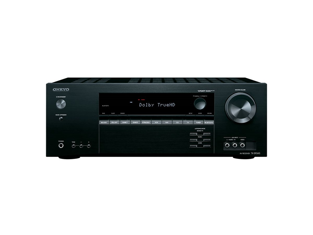 オンキヨー、4K＆HDCP 2.2に対応した5.1ch AVアンプ「TX-SR343