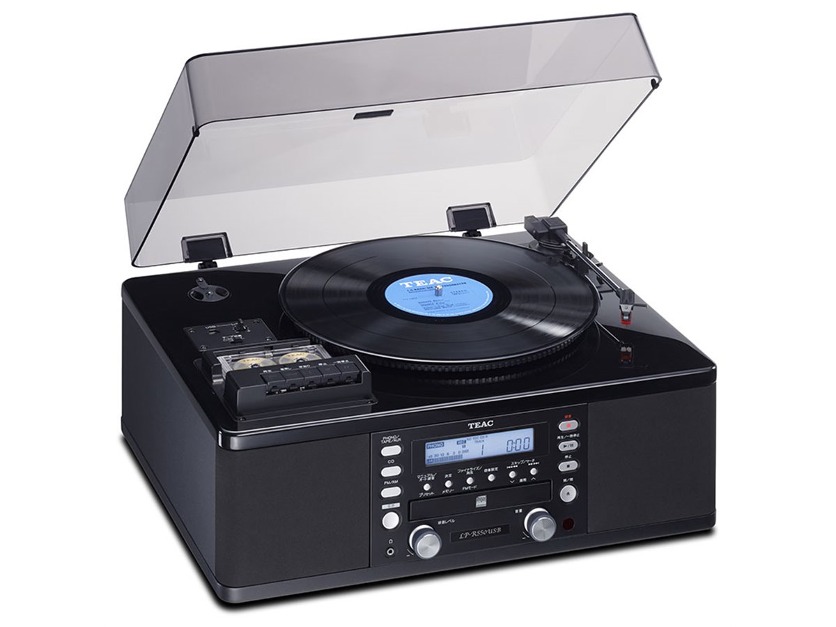TEAC、レコードやカセットをCDに録音できる「LP-R550USB プレステージ