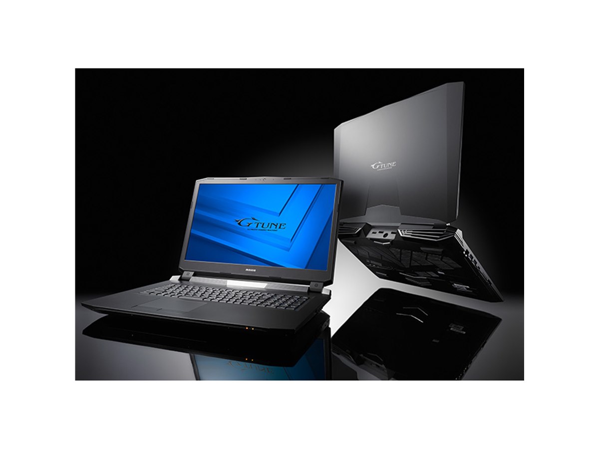 G-Tune、Core i7 6700K/GeForce GTX 980搭載17.3型ゲーミングノート