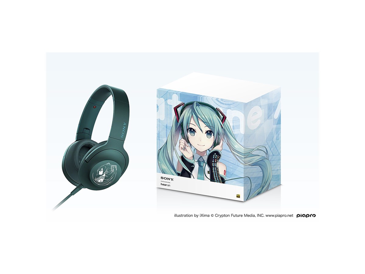 ソニー、「初音ミク」コラボのハイレゾヘッドホンを数量限定発売