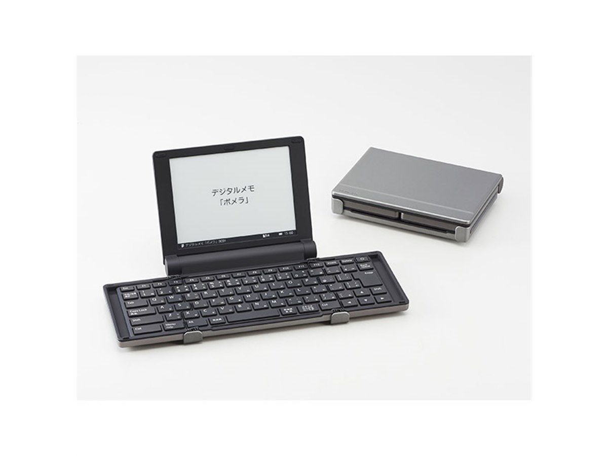 キングジム、6.0型の電子ペーパーや観音開きキーボードを採用した