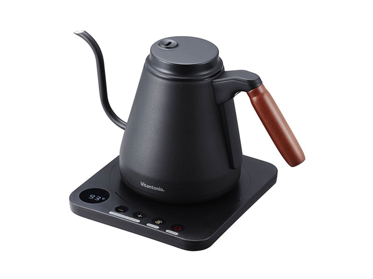 ビタントニオ、バリスタと共同開発した温度調節機能付き電気ケトル