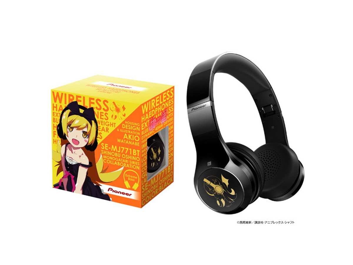 物語シリーズ」忍野忍とパイオニアBluetoothヘッドホンとのコラボ