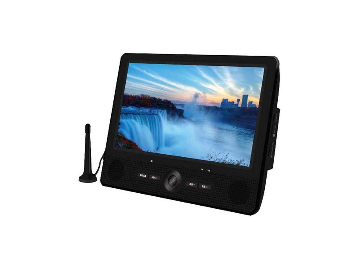 14,800円、3電源対応のポータブル9型液晶地デジテレビ「OT-FT09AK