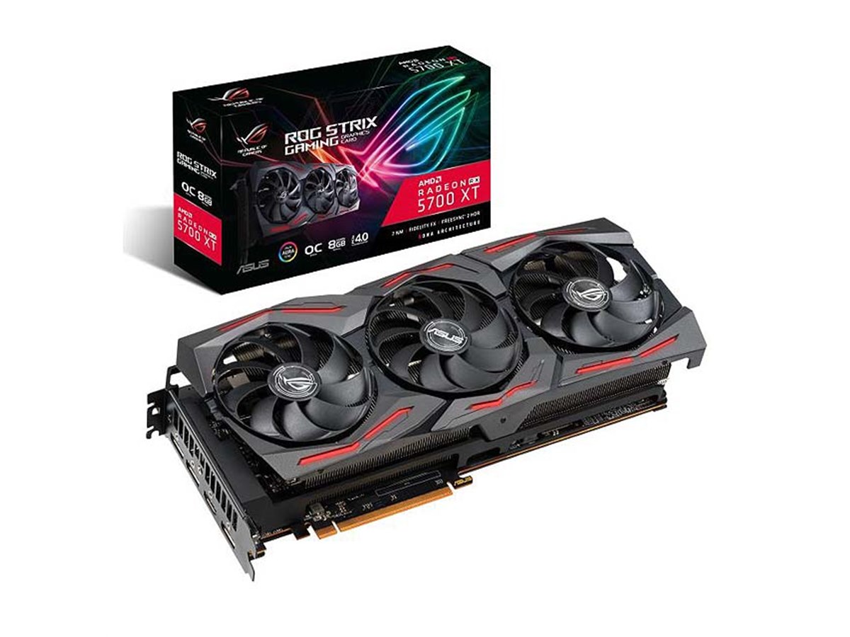 ASUS、オリジナル3連ファンを採用した「Radeon RX 5700XT/5700
