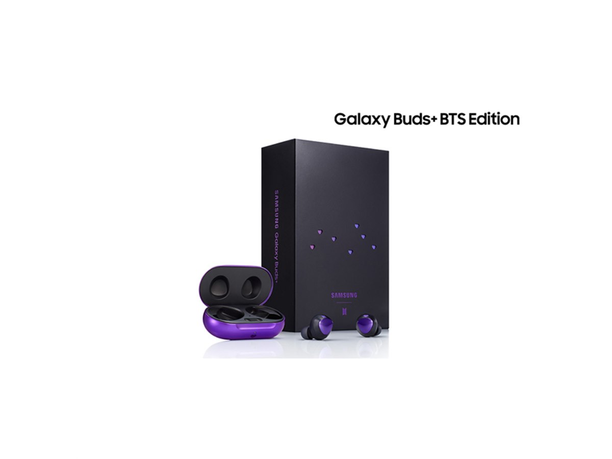 サムスン、完全ワイヤレスイヤホン「Galaxy Buds+」に「BTS」コラボ
