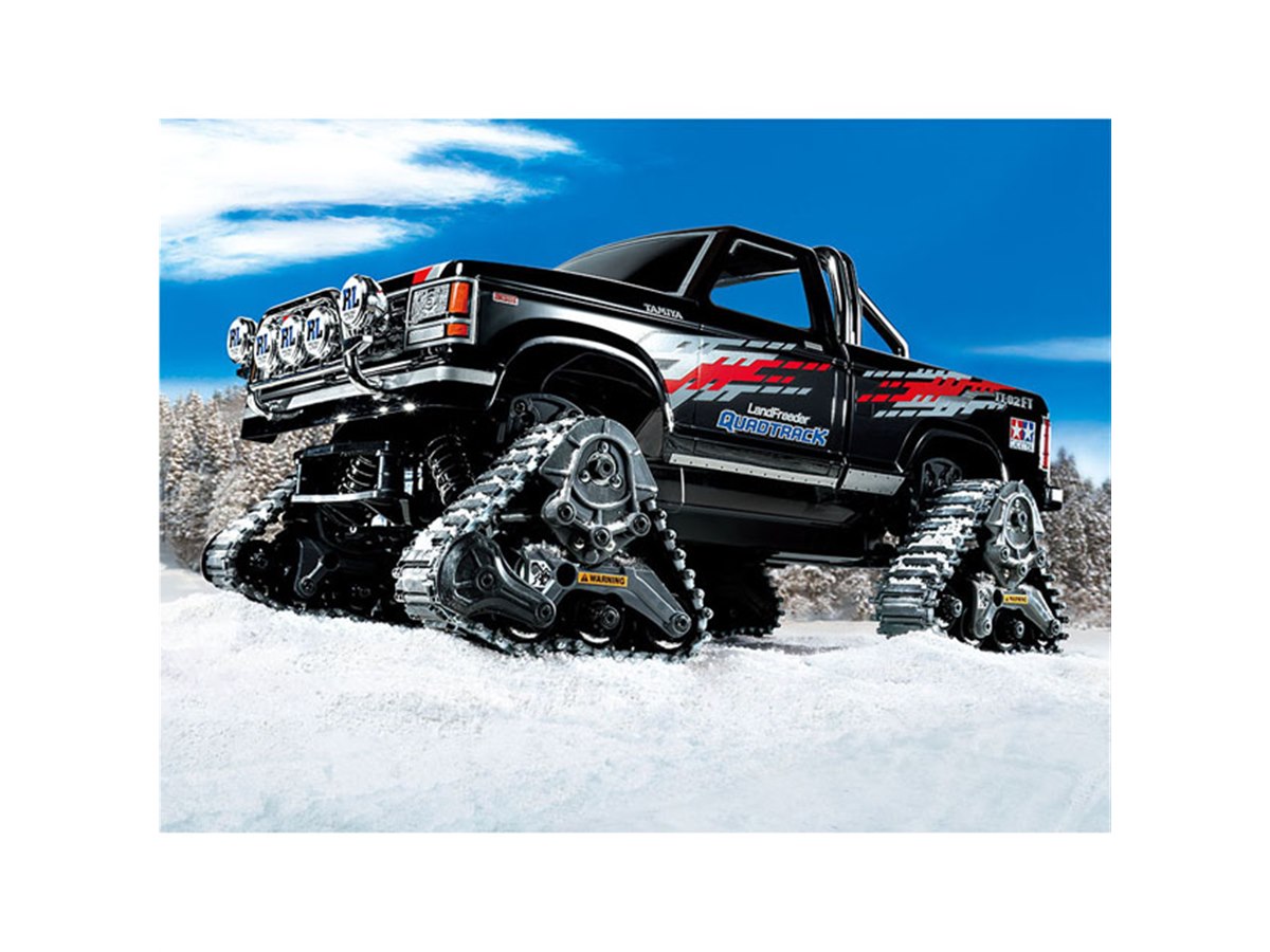 オフロードトラックの電動RCキット「ランドフリーダー クワッド