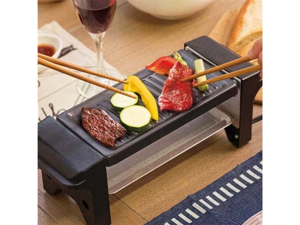 焼肉や焼き鳥を卓上で楽しめる、1～2人向けの「おうち呑み名人 2WAY